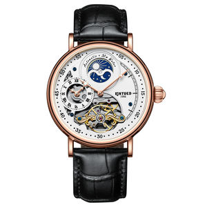 Nouveauté Prêt à Expédier Montres Mécaniques Tourbillon Haute Qualité Cuir Véritable Montre Homme pour Hommes - Product Image 3