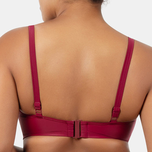 Ladymate ODM/OEM Sujetador De Talla Grande Mujer sujetador de tamaño Bikini Top con copas Demi Swim Tops Underwire traje de baño de talla grande - Product Image 5