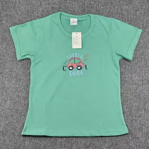 2 Tot 7 Jaar Meisje T-Shirtkinder T-Shirt Met Korte Mouwen Puur Wit Jongensklasse Kleding Meisje Baby Kinder Halve Mouwen Katoen