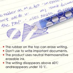 Bolígrafo de Gel Borrable Foska, Color Azul, Punta Fina de 0.5mm, para Diario, Trabajo Escolar, <span class=keywords><strong>Tareas</strong></span> de Oficina, Toma de Notas, Gran Venta - Product Image 4