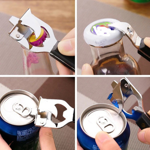Abridor de Botellas Multifuncional de Acero Inoxidable para el Hogar, Abridor de Latas y Botellas de Bebidas - Product Image 2