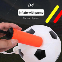 Base d'entraînement de football pour enfants avec ballon rebondissant fixé, pour entraînement de football en intérieur/extérieur – Kit d'exercices pour débutants, jouet écologique et durable