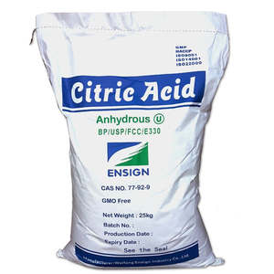 Ácido Cítrico Anhidro de Alta Calidad al Por Mayor, Mejor Precio, 25 kg, Cas 77-92-9, en Existencia, Aditivos Alimentarios C6H8O7 - Product Image 1