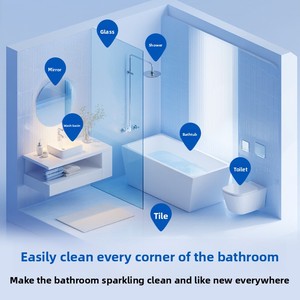 Limpiador de Baño en Espuma <span class=keywords><strong>Dilu</strong></span> con Aroma Fresco a Manantial de Montaña para Fregadero, Vidrio, Azulejos y Eliminación de Manchas de Inodoro y Suciedad para Uso Doméstico - Product Image 4