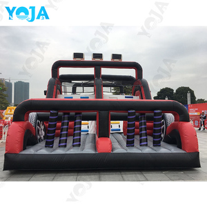 Carrera de obstáculos inflable comercial al aire libre 5K carrera de obstáculos inflable para adultos carrera de obstáculos inflable para coche para niños - Product Image 5