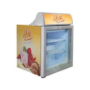 Meisda sd55b 55L siêu thị Ice Cream Mini hiển thị tủ đông với khách hàng thiết kế thương hiệu