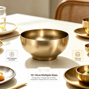 Bol ultraléger populaire pour le camping, la randonnée, les voyages, vaisselle en acier inoxydable, petit plat à assaisonnement, tasse à sauce de cuisine, bol à trempette - Product Image 4