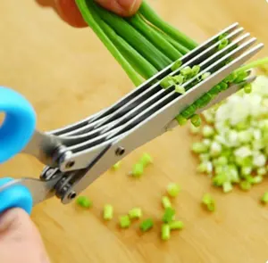 Gemüses ch neiden Utensil Kochen Hacken Frühlings zwiebel Schneiden Kleine Schere