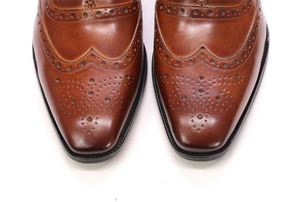 Elegant Oxford Genuine Leather Formal Suit Lace up Dress <b>Shoes</b> - Product Image 3