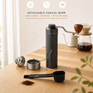 <span class=keywords><strong>Molinillo</strong></span> <span class=keywords><strong>de</strong></span> <span class=keywords><strong>Café</strong></span> Desmontable OEM con Cuerpo Modular, Muelas <span class=keywords><strong>de</strong></span> Acero Inoxidable 420 Extraíbles, Fácil <span class=keywords><strong>de</strong></span> Limpiar, <span class=keywords><strong>Molinillo</strong></span> Manual para el Hogar, Logotipo Personalizado - Product Image 1