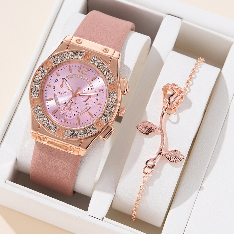couleur rose + bracelet