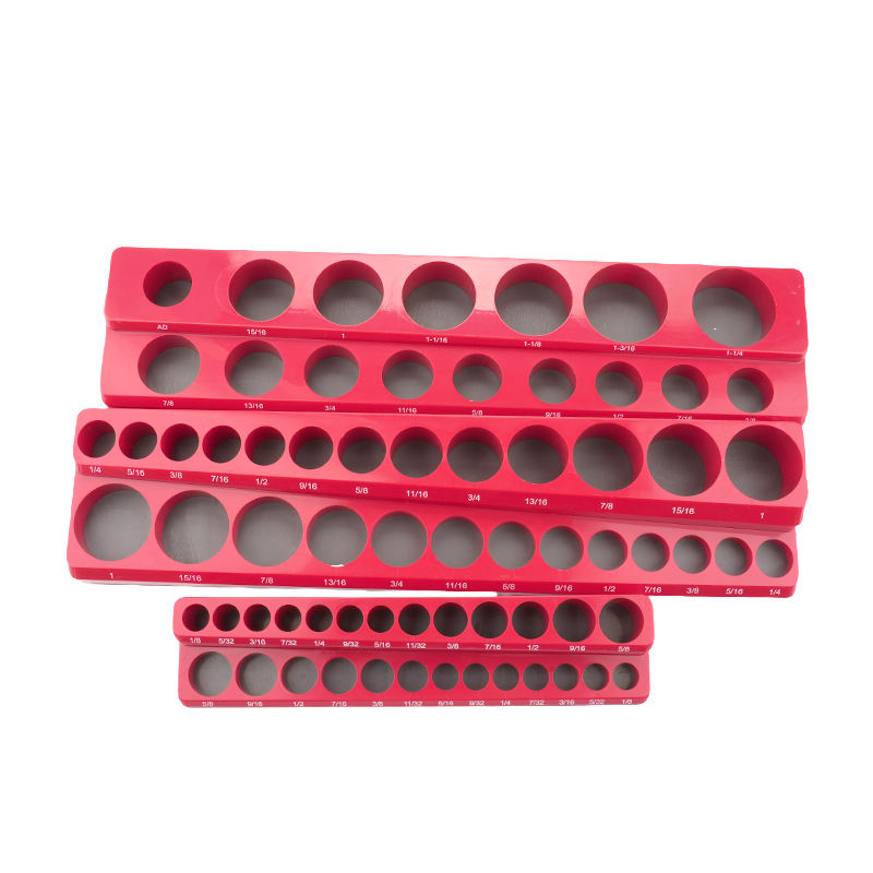6Pcs Magnetic Socket Organizer Set, 1/2