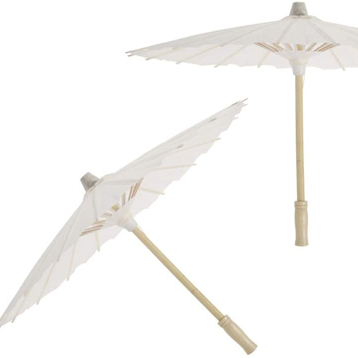 Лидер продаж, зонт из белой бумаги высокого качества, зонтик, свадебный сувенир, зонтик от солнца, бумажный зонтик с индивидуальным логотипом