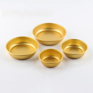 Tazón para Salsas <span class=keywords><strong>de</strong></span> Aleación <span class=keywords><strong>de</strong></span> Aluminio <span class=keywords><strong>de</strong></span> Grado Alimenticio, Tazón para Salsas Coreanas, Tazón Pequeño Redondo <span class=keywords><strong>de</strong></span> Metal para Salsas - Product Image 4