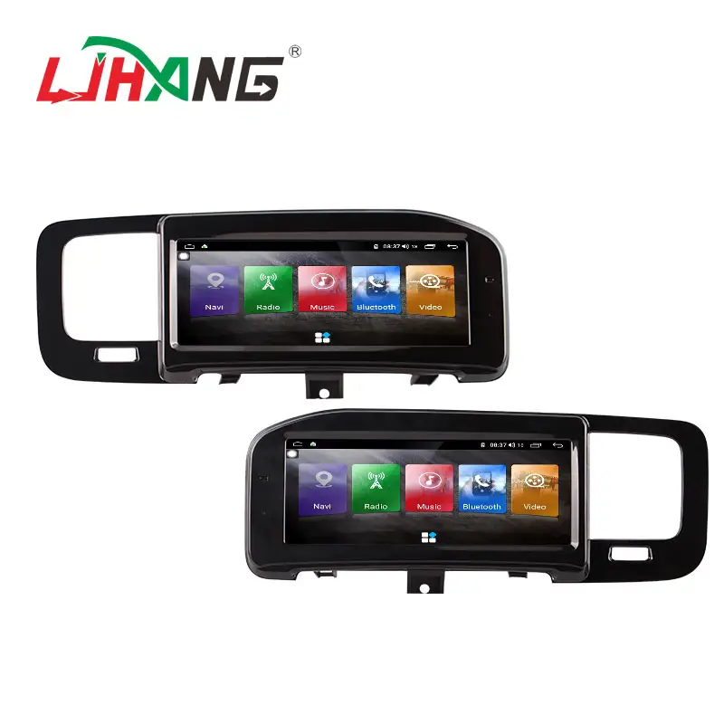 볼보 S60 V60 2011- 2020 멀티미디어 2Din 라디오 GPS 네비게이션 DSP Carplay 용 LHD/RHD 안드로이드 13 자동차 DVD 플레이어