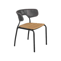 Ensemble table et chaises de loisirs nordiques pour l'extérieur, imperméable, protection solaire, chaise en aluminium pour cour, balcon ou jardin