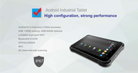 Tablet PC Resistente de 8 Pulgadas, IP67, Android 12.0, MTK Octa-core 2.3GHz, 4G/Wi-Fi, Escáner de Código de Barras Zebra, Impermeable, Industrial, Certificación CE