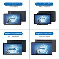 Écran tactile Touchwo haute résolution montage mural capacitif industriel 15 16 pouces écran tactile Lcd moniteur d'ordinateur