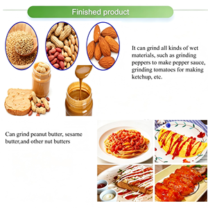 Molino Coloidal de Acero Inoxidable de Grado Alimenticio para Hacer Mantequilla de Maní, Tahini, Salsa de Sésamo, Procesador de Pasta de Nueces, 200 kg/h - Product Image 4