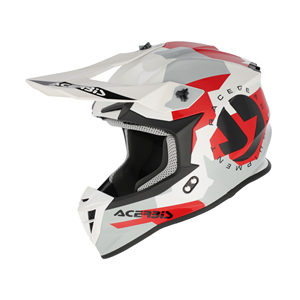Casco da Moto Bitter Offroad Linear 22-06 Grigio con Grafica - Product Image 1