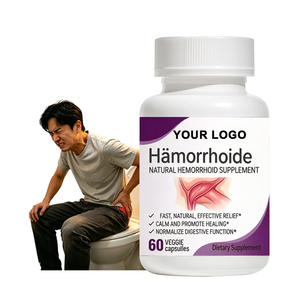 Cápsulas de Apoyo <span class=keywords><strong>para</strong></span> Hemorroides, Suplemento Herbal <span class=keywords><strong>para</strong></span> el Confort Digestivo, Fórmula Natural <span class=keywords><strong>para</strong></span> el Bienestar Intestinal, Marca Privada OEM ODM - Product Image 1