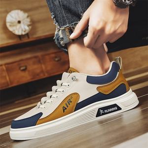 <span class=keywords><strong>Sneakers</strong></span> Casual in Pelle di Alta Qualità per <span class=keywords><strong>Uomo</strong></span>, Scarpe Sportive alla Moda con Lacci e Rialzo per l'Autunno - Product Image 6