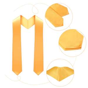 Vente en Gros 2025 Ensemble de Robes de Graduation Mates Unisexe, Toques, Cordons d'Honneur, Charmes, Glands, Écharpes Personnalisables pour École et Université - Product Image 4