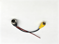 كابل تحويل من 4 دبابيس طيران ذكر إلى RCA ذكر مع موصل طاقة YEONHO
