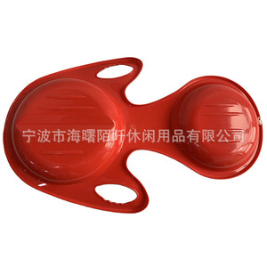 Esquís Dobles Estilo Pez Volador con Asas, Esquís para Sandboard, Trineo de Nieve, Plástico Reforzado, Universal para Nieve - Product Image 4