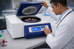 Centrifugeuse de laboratoire clinique hospitalier réfrigérée haute vitesse MAYALAB MRC82C, capacité 8 tubes x 15 ml, 16000 tr/min, à angle fixe - Product Image 3