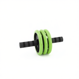Roues d'entraînement abdominales vertes à trois roues de 16 cm pour les exercices abdominaux - Product Image 1