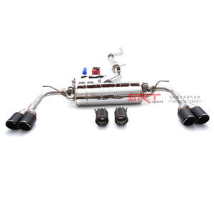 Tubo de escape de acero inoxidable para BMW <span class=keywords><strong>X4</strong></span> F26, silenciador trasero con control de válvula y tubo de bajada - Product Image 1