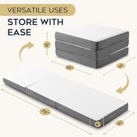 Maßgefertigte King Size Queen Double Single Size Dreifach Faltbare Memory-Schaum-Matratze Günstiger Preis Wendbare Matratze
