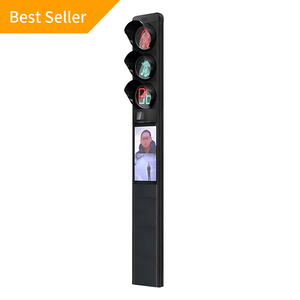 Màu đỏ và màu xanh lá cây đường phố cho người đi bộ đèn giao thông temporizador cisual semaforo 300 mét LED Đèn tín hiệu giao thông với đồng hồ đếm ngược - Product Image 2