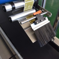 Wegwerp Plastic Doos Top Labelmachine Plat Oppervlak Sticker Plak Applicator Fruit