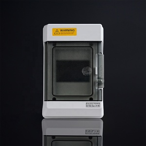 กล่องพลาสติก MCB dB แบบติดตั้งบนพื้นผิวกันน้ำอุปกรณ์อิเล็กทรอนิกส์4/6/9/12/15/18/24/36ทาง - Product Image 1