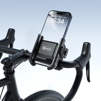 Prix de gros Support de téléphone pour vélo Support de téléphone portable étanche pour moto facile à installer adapté au guidon de 22-32mm