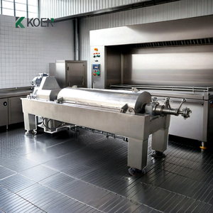 Centrifugeuse à vis horizontale triphasée pour l'extraction d'huile des eaux usées, la séparation huile-eau/le traitement des déchets de cuisine - Product Image 1