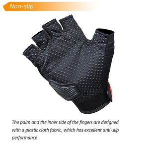<span class=keywords><strong>Gants</strong></span> de moto demi-doigts Motocentric avec <span class=keywords><strong>coque</strong></span> rigide de protection pour le cyclisme et la moto – Équipement d'été pour la conduite à moto - Product Image 4