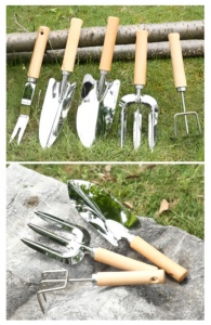 Ensemble d'outils de <span class=keywords><strong>jardin</strong></span> - 4/5 pièces - Outils à main en acier inoxydable robustes - Kit d'outils de bricolage - Manche en bois ergonomique - Accessoires de <span class=keywords><strong>jardin</strong></span> OEM - Product Image 6