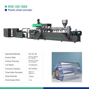 Đôi vít tấm nhựa đùn máy & dòng PE/PS/<span class=keywords><strong>PP</strong></span> tương thích rayshape thương hiệu Nhựa thermoforming tấm đùn - Product Image 2