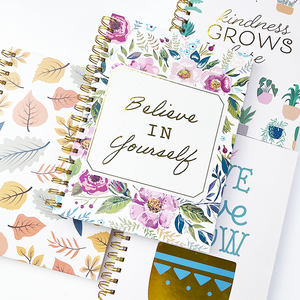 Journal d'impression personnalisé journal de soins personnels agenda <span class=keywords><strong>2022</strong></span> 2023 enseignant étude hebdomadaire planificateur annuel a4 b5 cahier à spirale à couverture rigide - Product Image 4