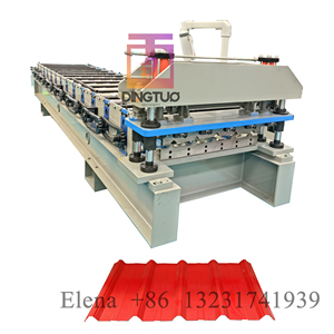 Machine automatique de fabrication de tuiles métalliques pour toitures 686 IBR à haute productivité avec contrôle PLC, moteur et pompe, largeur effective de 1000 mm - Product Image 2