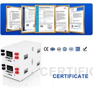 Système solaire hors réseau AWT 16 kWh 48 V, batterie au lithium Lifepo4 modulaire 51,2 V 314 Ah 16 kW pour stockage d'énergie de secours domestique - Product Image 4