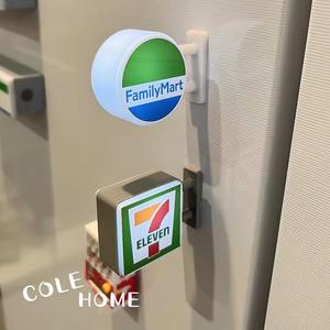 Индивидуальная креативная круглая магнитная наклейка на холодильник маленькая светодиодная световая коробка рекламный щит для игрушек - Product Image 2