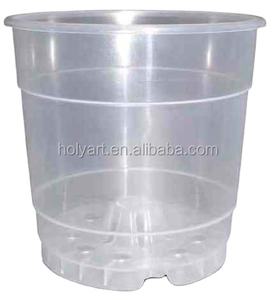 hot sale high quality customized plastic orchid transparent flower pot