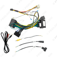 Faisceau de câblage audio 16 broches pour voiture avec boîtier Canbus et LVDS pour Audi Q5/A4L/A1 (11-15) – Adaptateur de câblage pour installation stéréo