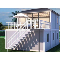 Maisons préfabriquées modernes de luxe, maison préfabriquée modulaire, facile à assembler, maison conteneur de 20 pieds ou 40 pieds