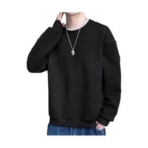 Sudadera de algodón unisex de peso pesado ODM logotipo personalizado con capucha cuello redondo técnica bordada para hombres - Product Image 6