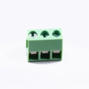 Parafuso PCB terminal KF350R-3.5 passo 3.5mm número de pólo 2P 3P cobre pés dobrados ecologicamente corretos